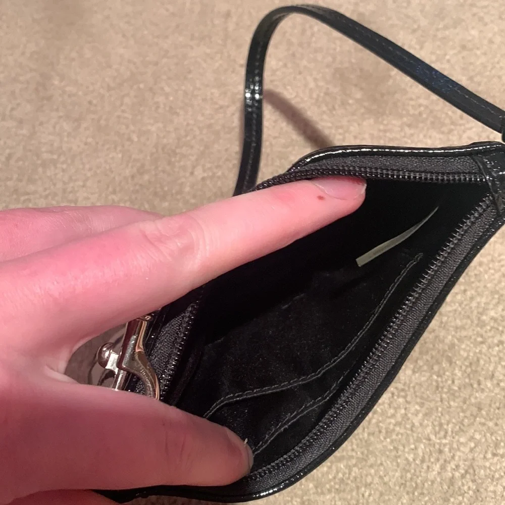 Black Coach wristlet never used - Picture 3 of 3